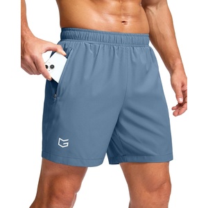 G Gradual Men’s Athletic Running Shorts with 2 Zipper Pockets 7″/ 5″/ 9″(Federalblue)