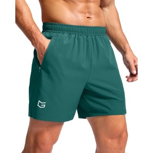 G Gradual Men’s Athletic Running Shorts with 2 Zipper Pockets 7″/ 5″/ 9″(Rainforest Green)
