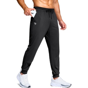 G Gradual Men’s Joggers Athletic Workout Pants with Pockets(Black)