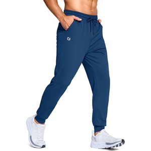 G Gradual Men’s Joggers Athletic Workout Pants with Pockets(Blue)