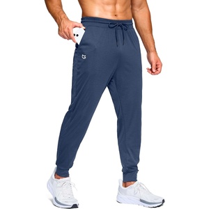 G Gradual Men’s Joggers Athletic Workout Pants with Pockets(Heathered Academy Blue)