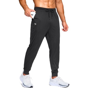 G Gradual Men’s Joggers Athletic Workout Pants with Pockets(Heathered Black)