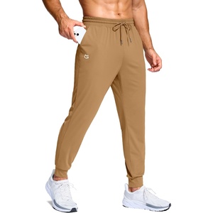 G Gradual Men’s Joggers Athletic Workout Pants with Pockets(Khaki Sand)