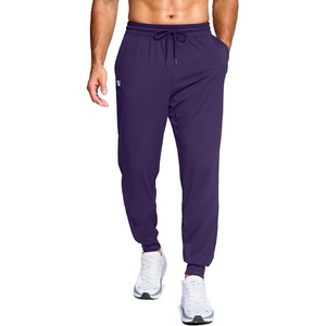 G Gradual Men’s Joggers Athletic Workout Pants with Pockets(Purple)