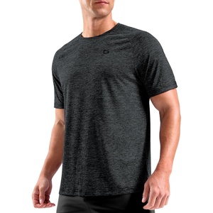 G Gradual Mens Workout Dry Fit Shirts Athletic Performance T-Shirts(Black)