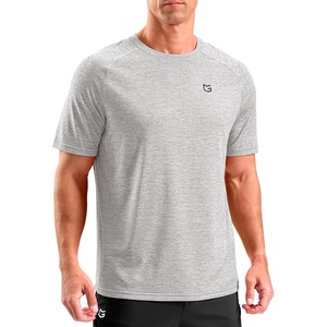 G Gradual Mens Workout Dry Fit Shirts Athletic Performance T-Shirts(Platinum Grey)