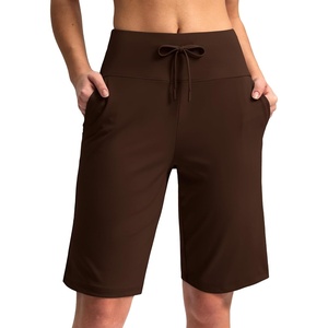 G Gradual Women’s Bermuda Shorts 11″ Knee Length with Pockets(Espresso)