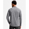 G Gradual Men’s Quarter Zip Pullover Long Sleeve Athletic Running Shirts(Grey Heather)