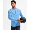 G Gradual Men’s Quarter Zip Pullover Long Sleeve Athletic Running Shirts(Sky Blue Heather)