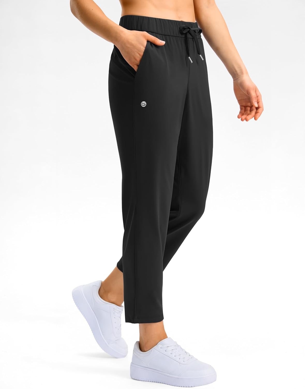 image:imageG Gradual Petite Pants for Women 78 Ankle Golf Pants with 3 PocketsBlack