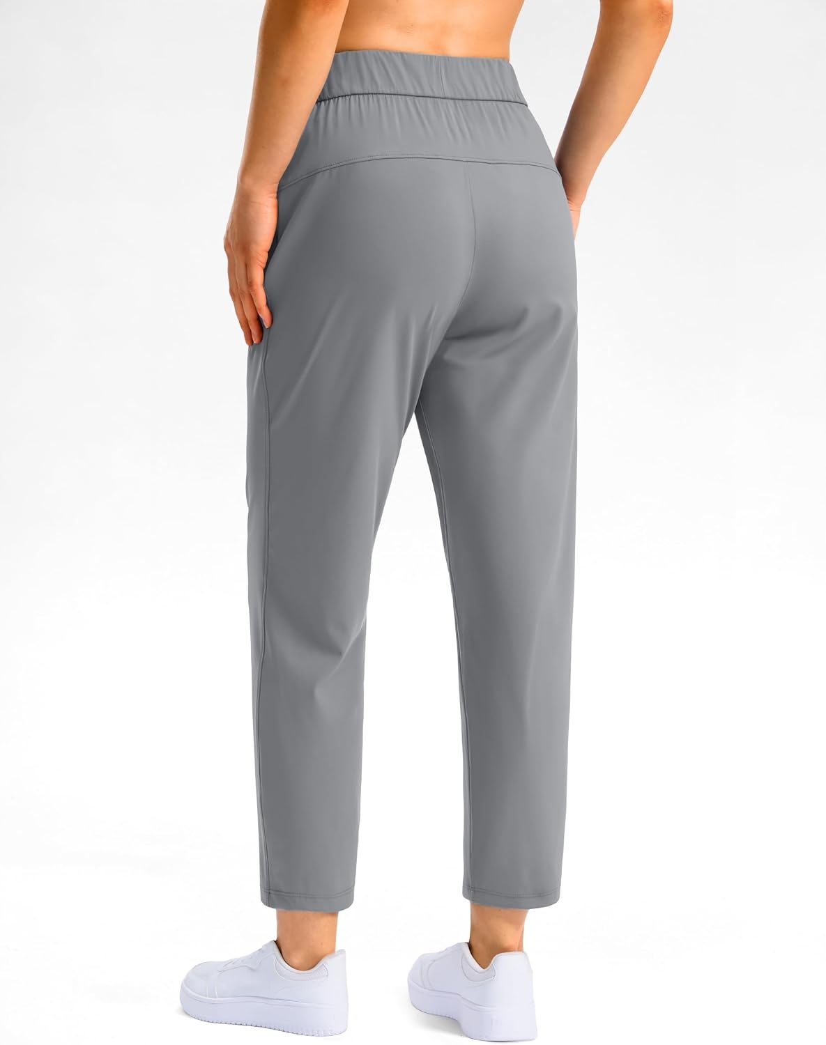 image:imageG Gradual Petite Pants for Women 78 Ankle Golf Pants with 3 PocketsBright Grey