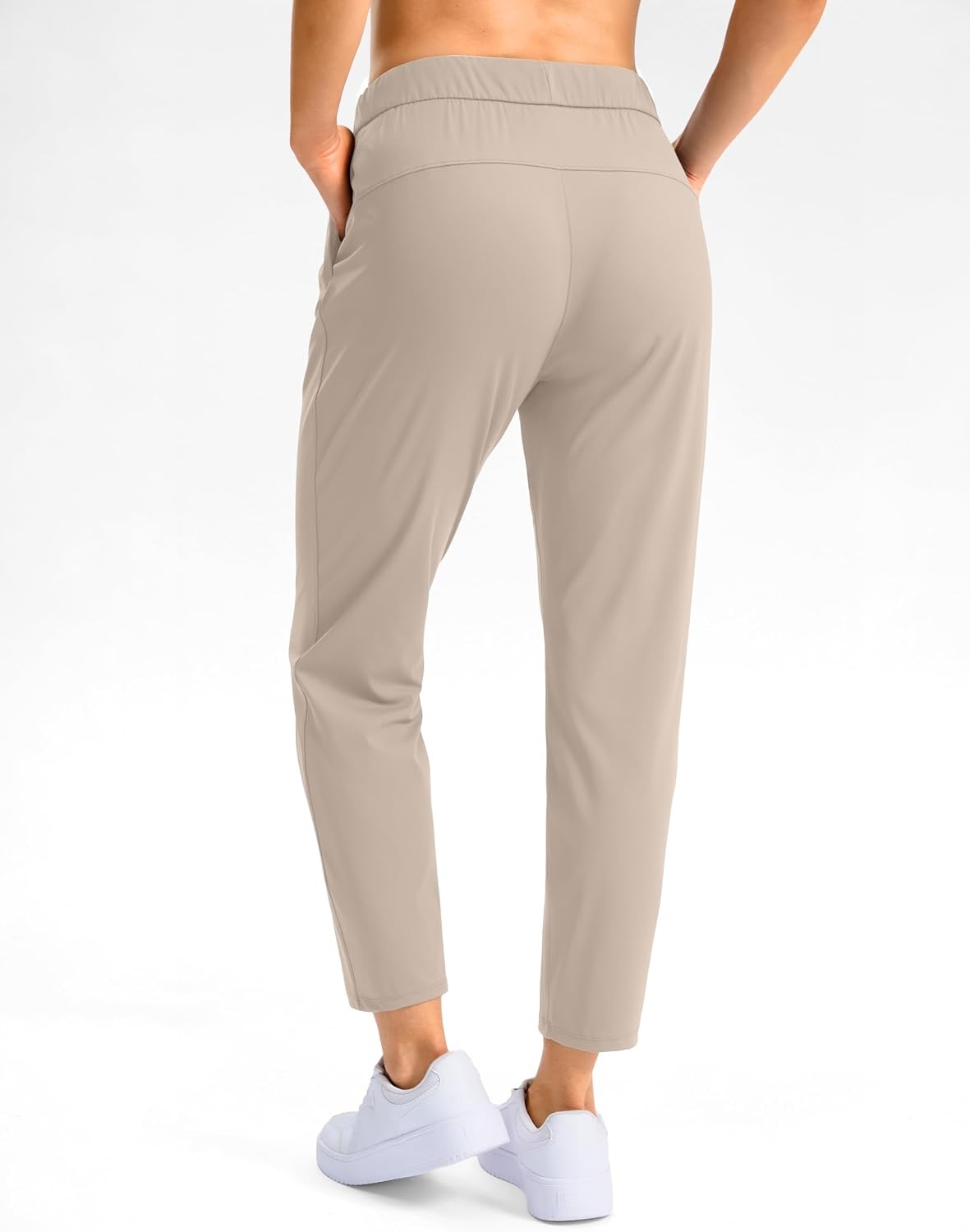image:imageG Gradual Petite Pants for Women 78 Ankle Golf Pants with 3 PocketsBright Khaki