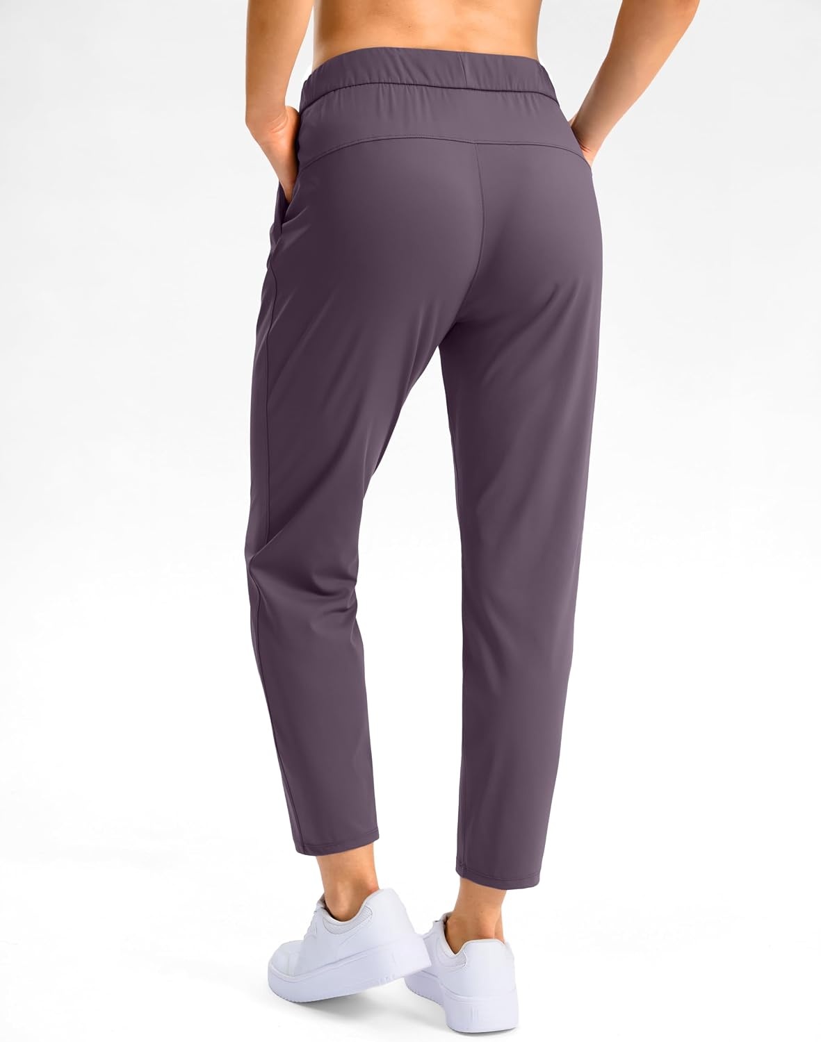 image:imageG Gradual Petite Pants for Women 78 Ankle Golf Pants with 3 PocketsDark Purple