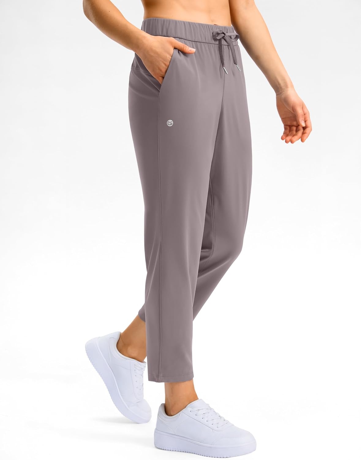 image:imageG Gradual Petite Pants for Women 78 Ankle Golf Pants with 3 PocketsDusty Grey