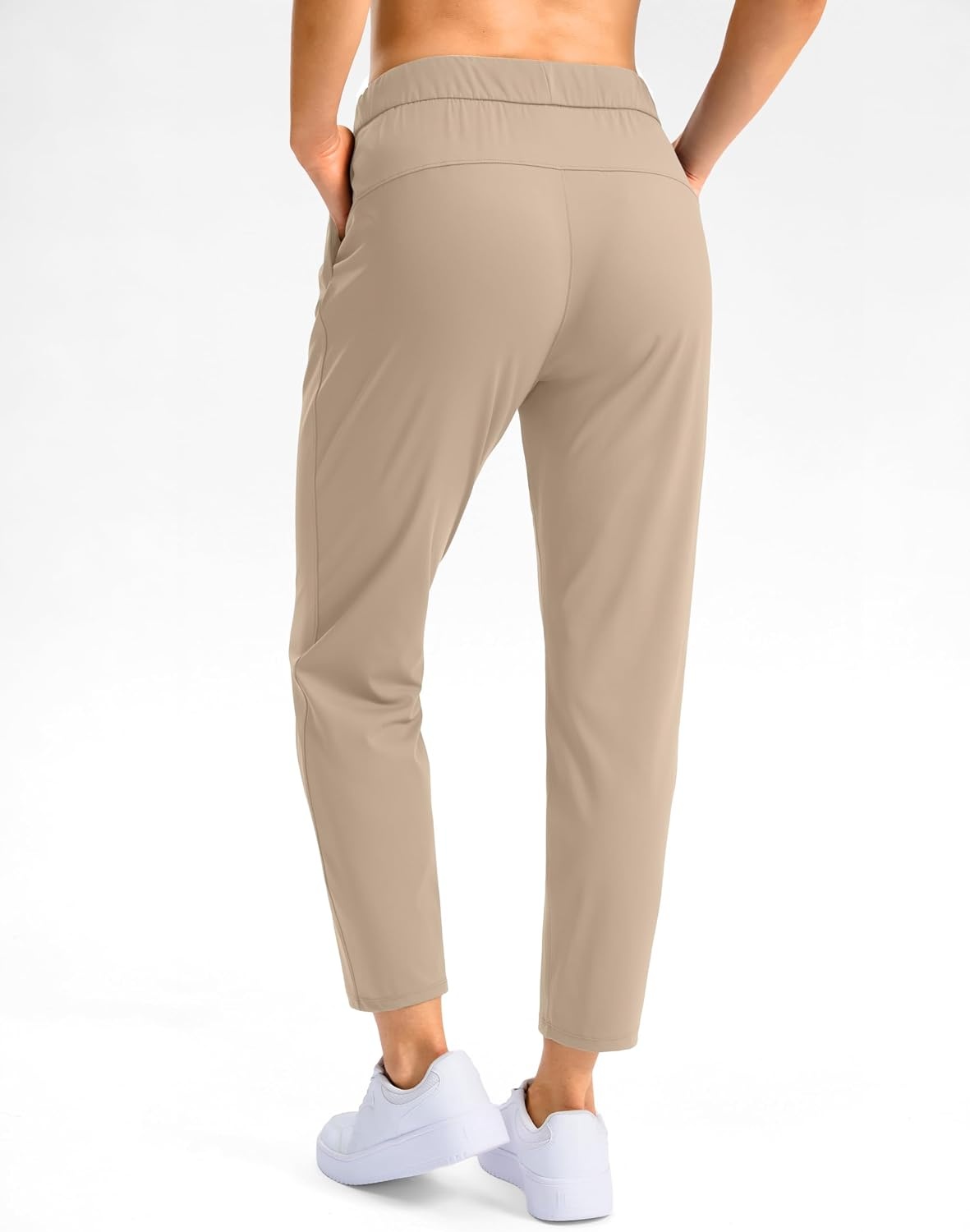 image:imageG Gradual Petite Pants for Women 78 Ankle Golf Pants with 3 PocketsDusty Khaki