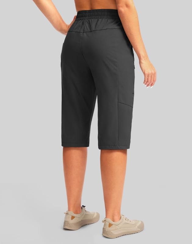 image:imageG Gradual Womens 15 Long Shorts Below The Knee Hiking CaprisDark Grey