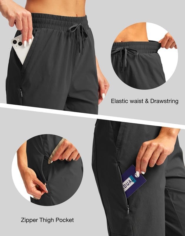 image:imageG Gradual Womens 15 Long Shorts Below The Knee Hiking CaprisDark Grey