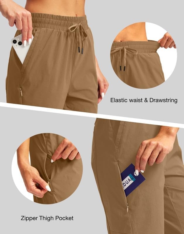 image:imageG Gradual Womens 15 Long Shorts Below The Knee Hiking CaprisDark Khaki