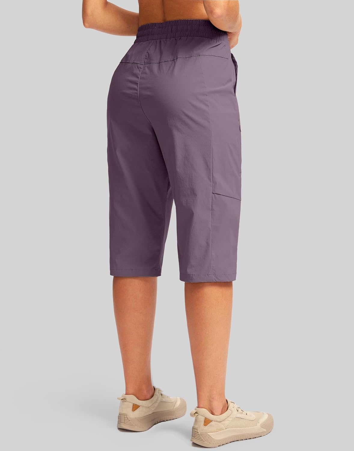 image:imageG Gradual Womens 15 Long Shorts Below The Knee Hiking CaprisPurple