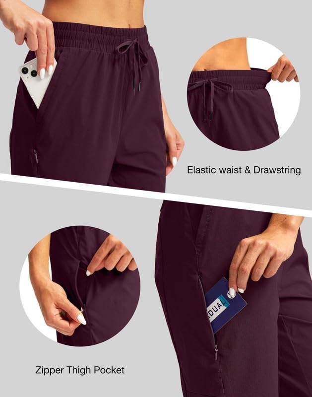 image:imageG Gradual Womens 15 Long Shorts Below The Knee Hiking CaprisWine