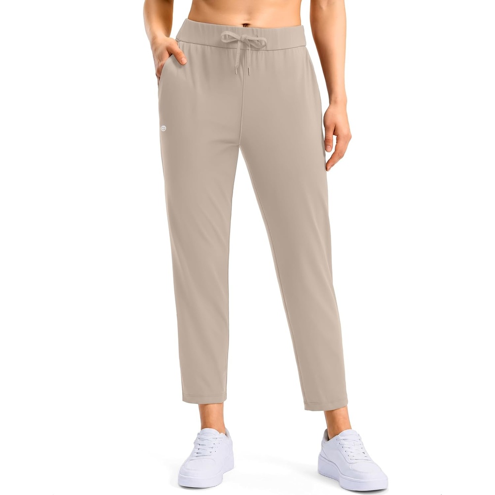image:imageG Gradual Petite Pants for Women 78 Ankle Golf Pants with 3 PocketsBright Khaki