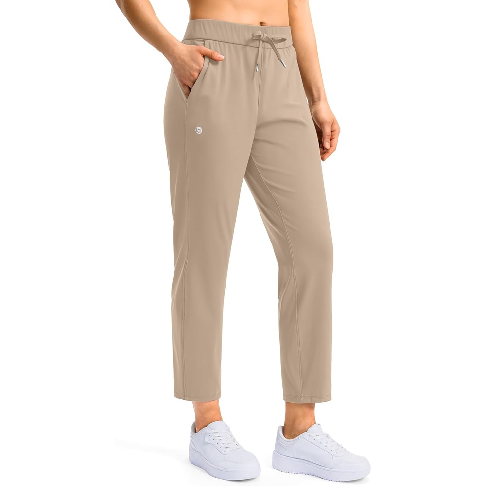 image:imageG Gradual Petite Pants for Women 78 Ankle Golf Pants with 3 PocketsDusty Khaki