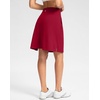 G Gradual 20″ Skorts with Pockets Knee Length Golf Skirt(Red)