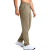 G Gradual Mens Golf Pants 30″/32″/34″ Stretch Dress Work Casual Pants(Carbon Dust)