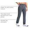 G Gradual Mens Golf Pants 30″/32″/34″ Stretch Dress Work Casual Pants(Dusty Blue)