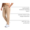 G Gradual Mens Golf Pants 30″/32″/34″ Stretch Dress Work Casual Pants(Khaki)