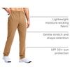 G Gradual Mens Golf Pants 30″/32″/34″ Stretch Dress Work Casual Pants(Khaki Sand)
