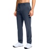 G Gradual Mens Golf Pants 30″/32″/34″ Stretch Dress Work Casual Pants(Navy)