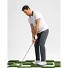 G Gradual Mens Golf Pants 30″/32″/34″ Stretch Dress Work Casual Pants(Oil Grey)