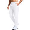 G Gradual Mens Golf Pants 30″/32″/34″ Stretch Dress Work Casual Pants(White)