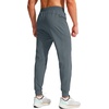 G Gradual Men’s Joggers Pants with Zipper Pockets Stretch Athletic Sweatpants for Men Workout Jogging Running(Ink Grey)