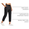 G Gradual Petite Pants for Women 24″/26″ Ankle Pants with 2 Pockets(Black)