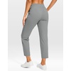 G Gradual Petite Pants for Women 24″/26″ Ankle Pants with 2 Pockets(Bright Grey)