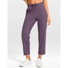 G Gradual Petite Pants for Women 24″/26″ Ankle Pants with 2 Pockets(Dark Purple)