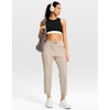 G Gradual Petite Pants for Women 24″/26″ Ankle Pants with 2 Pockets(Dusty White)