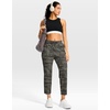 G Gradual Petite Pants for Women 24″/26″ Ankle Pants with 2 Pockets(Green Camo)