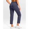 G Gradual Petite Pants for Women 24″/26″ Ankle Pants with 2 Pockets(Navy)