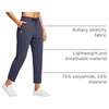G Gradual Petite Pants for Women 24″/26″ Ankle Pants with 2 Pockets(Navy)
