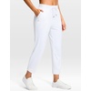 G Gradual Petite Pants for Women 24″/26″ Ankle Pants with 2 Pockets(White)