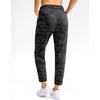 G Gradual Petite Pants for Women 7/8 Ankle Golf Pants with 3 Pockets(Black Camo)