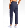 G Gradual Petite Pants for Women 7/8 Ankle Golf Pants with 3 Pockets(Dark Navy)