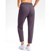 G Gradual Petite Pants for Women 7/8 Ankle Golf Pants with 3 Pockets(Dark Purple)