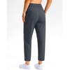G Gradual Petite Pants for Women 7/8 Ankle Golf Pants with 3 Pockets(Deep Grey)