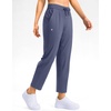 G Gradual Petite Pants for Women 7/8 Ankle Golf Pants with 3 Pockets(Reef Blue)