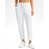 G Gradual Petite Pants for Women 7/8 Ankle Golf Pants with 3 Pockets(White)