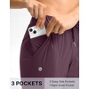 G Gradual Petite Pants for Women 7/8 Ankle Golf Pants with 3 Pockets(Wine)